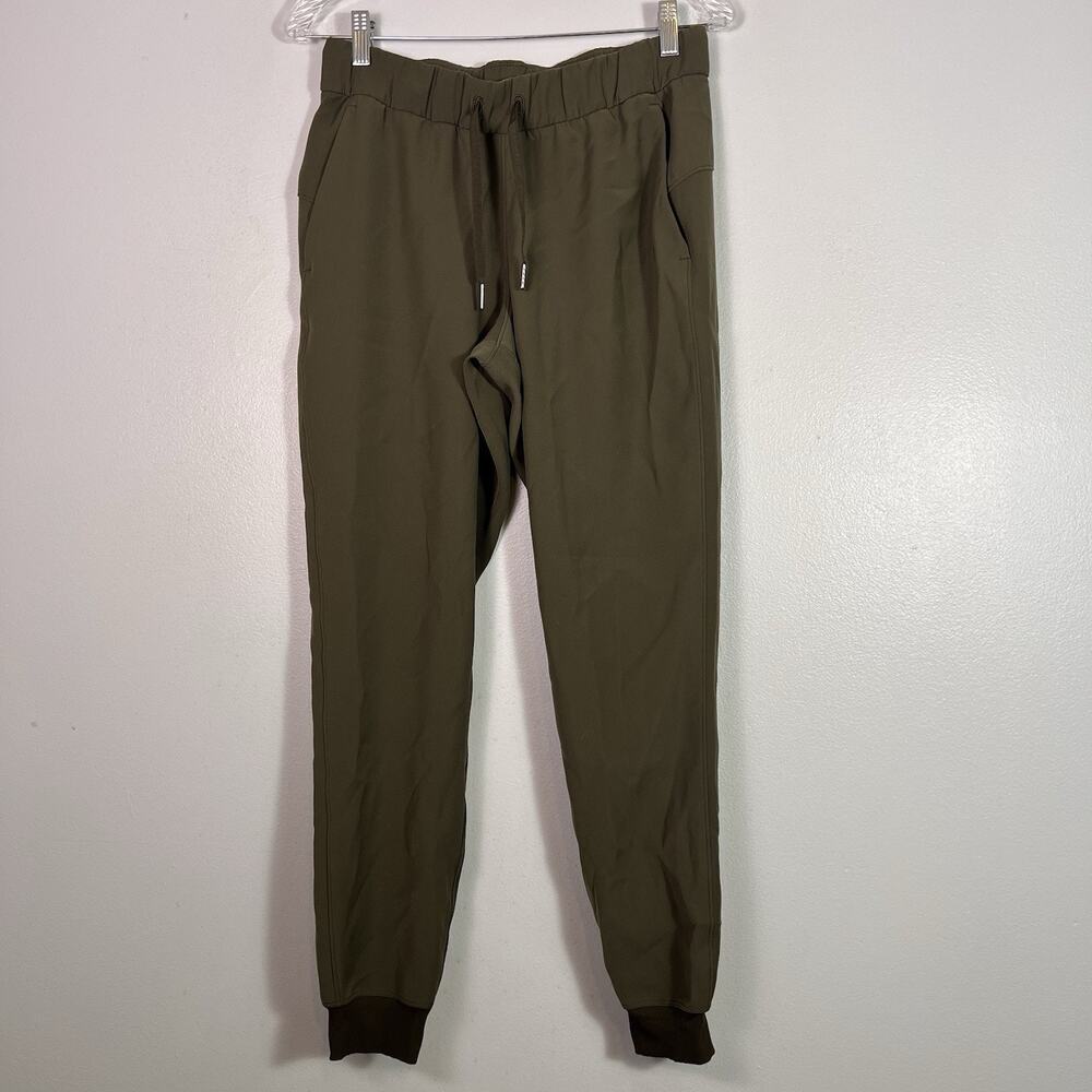 Lululemon Stretch High-Rise Jogger Full Length Size 6 Olive Green Activewear